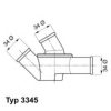 WAHLER 3345.79 Thermostat, coolant